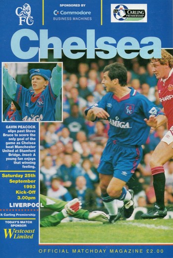 Match programme